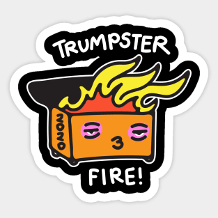 Trumpster Fire Sticker